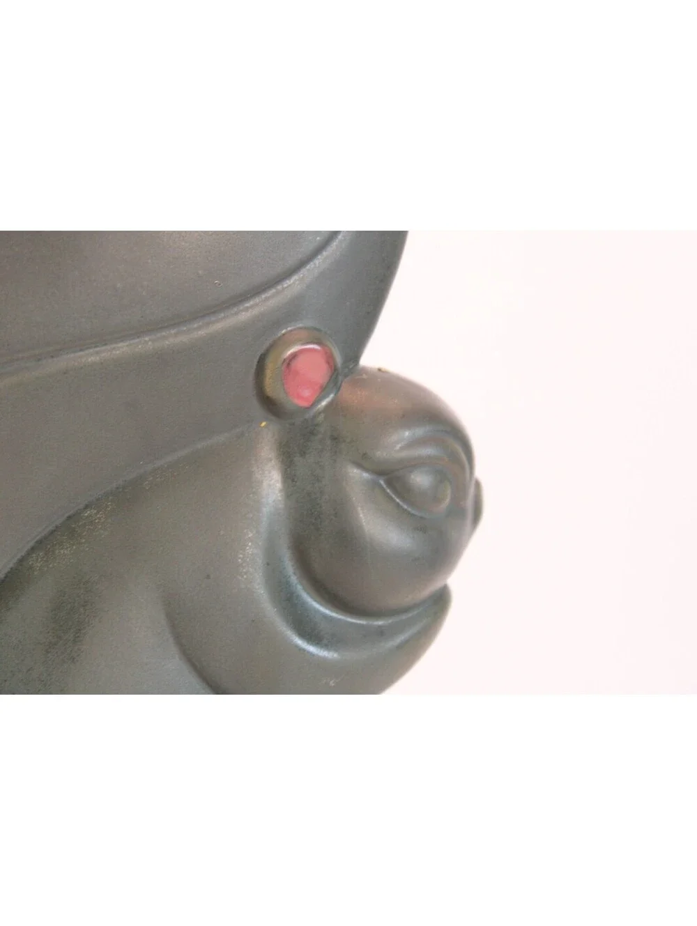Lg MCM Ceramic Squirrel Figurine Matte Black 10